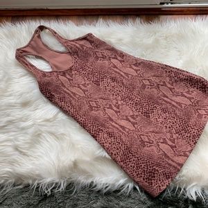 Lululemon Cool Racerback Desert Snake Bark Berry